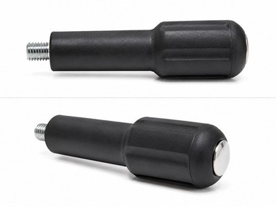 Siebträgergriff M12 Ø 35 mm L 125 mm Schwarz | Passend für Ascaso und weitere Es
