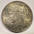 1927-D Peace Dollar Silver Crusty Toning Nice Luster Album Coin Better Date
