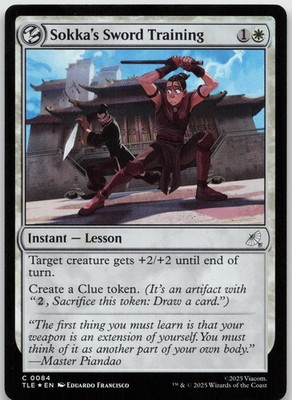 Sokka's Sword Training C Avatar: The Last Airbender: Eternal-Legal 84 LP