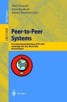 Peer-To-Peer Systems Peter Druschel