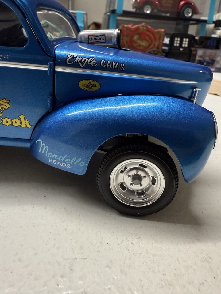 ACME 1:18 : : 1941 WILLYS GASSER RED WITH FLAMES : : LE 408 ACME 1:18 : : 1941 WILLYS GASSER RED WITH FLAMES : : LE 408