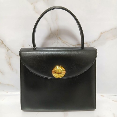 GIVENCHY handbag 2way logo cowhide black 399444