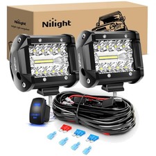 2pc 4-inch Led Off-road Lights 60w Flood Spot Combo For Ultimate Visibility 2pc 4-inch Led Off-road Lights 60w Flood Spot Combo For Ultimate Visibility
