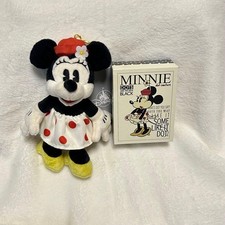 Disney Store Minnie Mouse Plush Bag Charm Minnie Day Collectible New