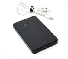 Hitachi 1TB Mobile External Hard Drive 0S34454 W/ USB Cable
