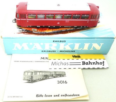 Märklin 3016 VT 95 Schienenbus Dieseltriebwagen  OVP 1:87 H0 KA2 å