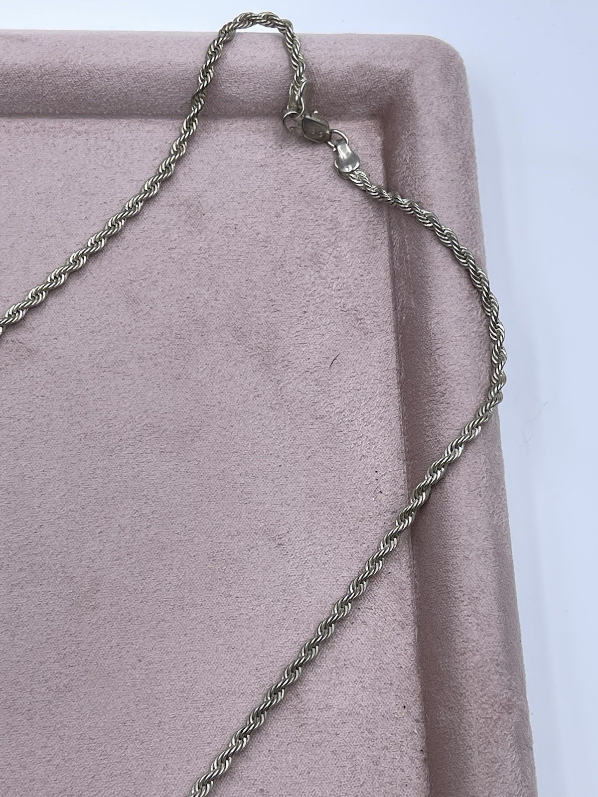 Sterling Silver 925 Solid Braided Chain Necklace … - image 8