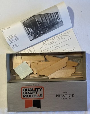 Quality Craft Models Prestige HO Kit 1973 PRR 2 Bay Hopper Unbuilt