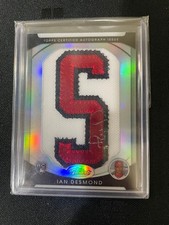 Ian Desmond RC Big Patch Autograph Limited to 75 Ref 867152