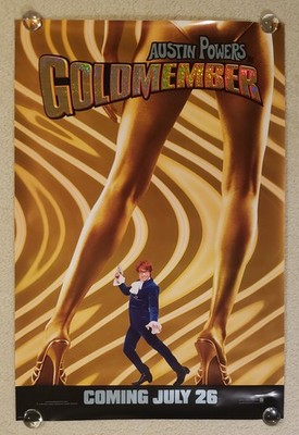 Austin Powers in Goldmember Original Advance Movie Poster - 27x40 DOUBLE-SIDED
