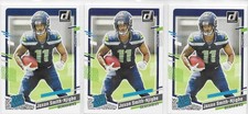 2023 Donruss Football Rated Rookie Jaxon Smith-Njigba Seahawks WR 3 Card Lot