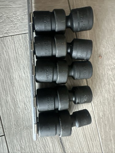 Snap On drive impact swivel flex socket 5 PCS set 10, 12, 13,14 15 MM - Picture 3 of 7