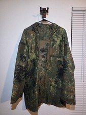 German Army Gore-Tex Jacket Flecktarn Camo Waterproof Bundeswehr Surplus