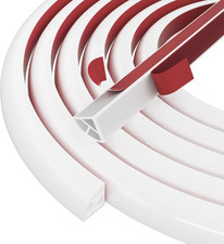 Flexible Quarter round Molding Bendable Molding Trim,Peel and Stick Silicone Rub