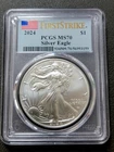 2024  $1 American Silver Eagle Coin - PCGS MS70 First Day Issue