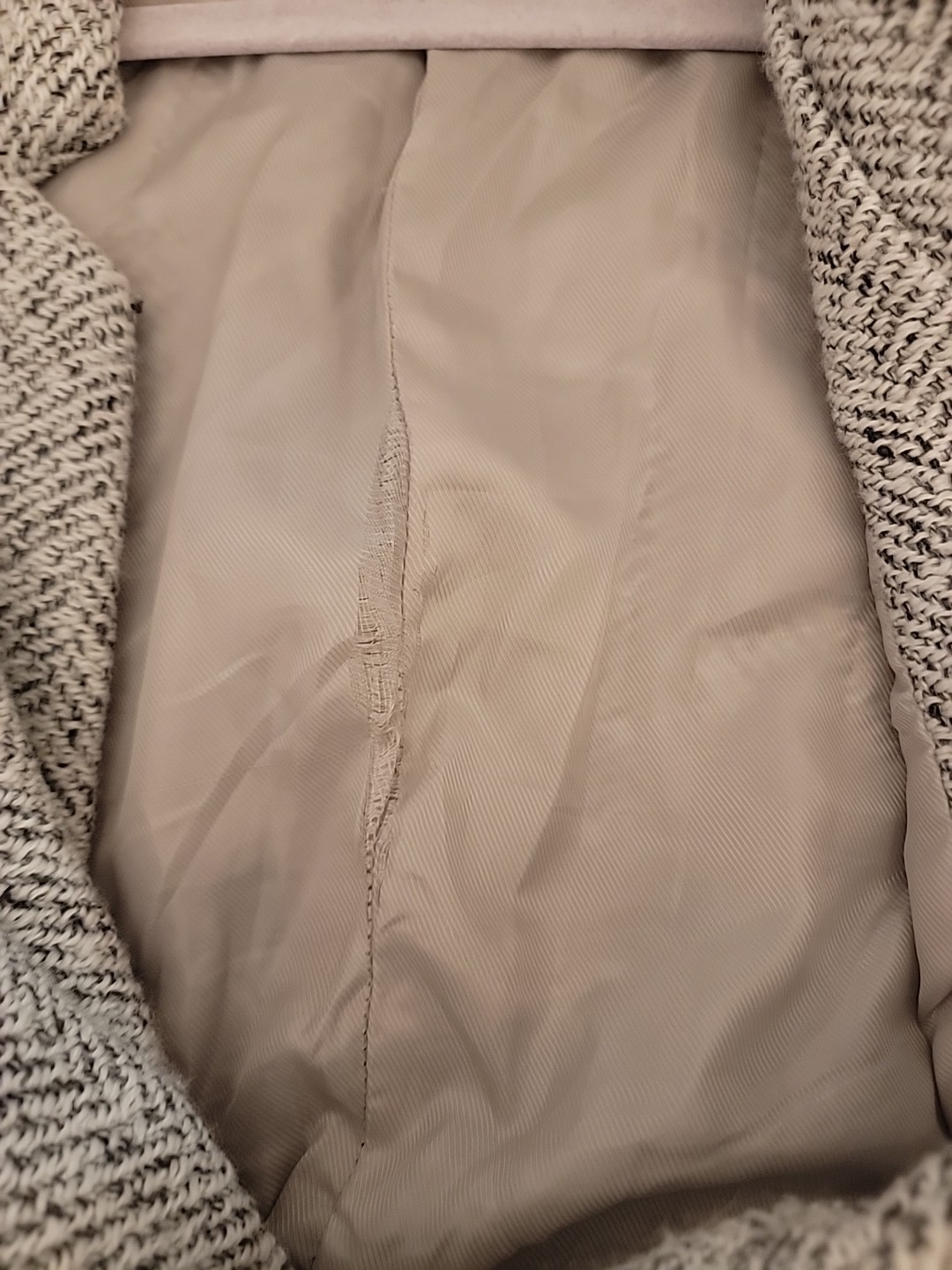 Structured, versatile gray herringbone coat from … - image 7