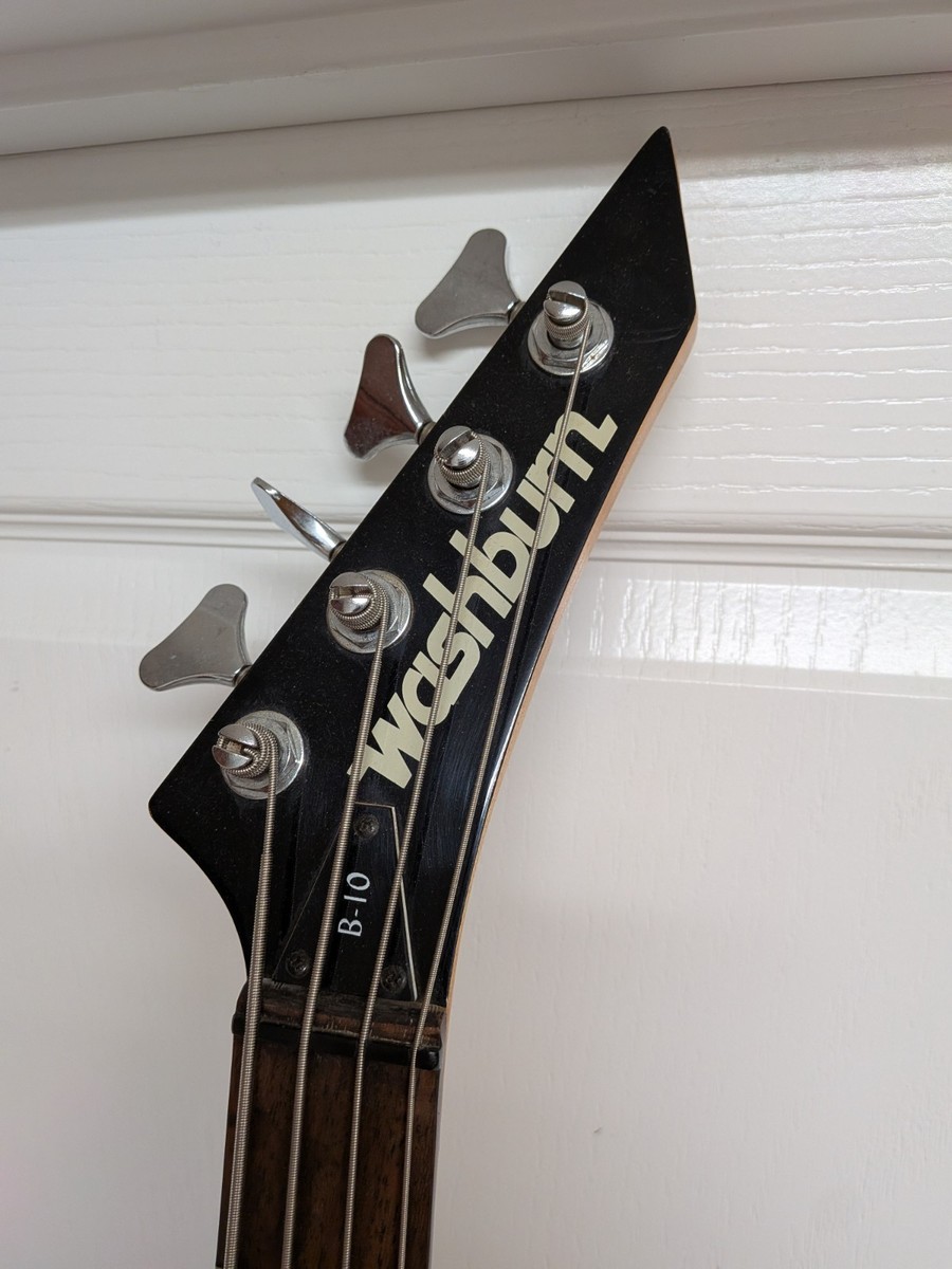 Vintage 1980's Washburn Force ABT B-10 4 String Electric Bass