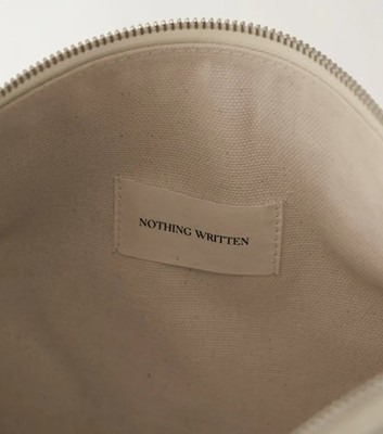 Nothing Written Pibi Leather Shoulder Bag Salt Large Minimal Tote
