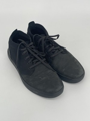 Timberland Davis Square Chukka Shoes Men\'s 9 Black Leather Lace-Up Waterproof Amazon.com | Timberland Davis Square Chukka Blackout Nubuck  main image 3