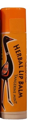 emulate Natural Care Emu Oil Herbal Lip Balm Fresh Tangerine Mint SPF 18 .15 oz