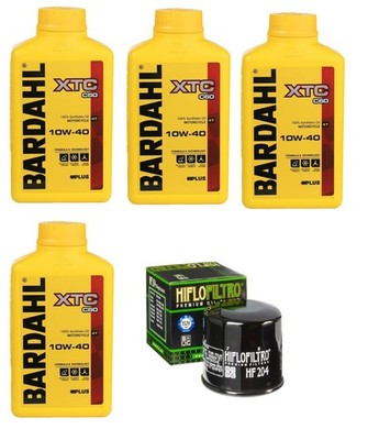 INSPEKTIONSSET TRIUMPH SPEED TRIPLE BARDAHL XTC C60 10W40 FILTER 1050 2006 2007
