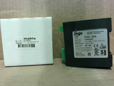 MGV PH30-0505 DIN Mount Power Supply 15.8240.800-New In Box