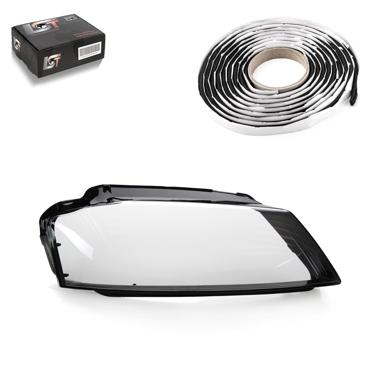 Headlight Glass Diffusion Disc Protective Screen Right for Audi A3 8P 2008-2012