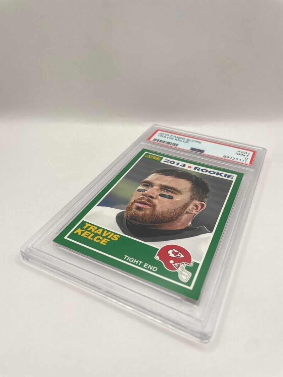 PANINI 2013 Score Travis Kelce Graded Rookie Card #431, PSA 9 view 4