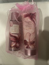 Victoria  s Secret Velvet Petals Br l e Body Lotion And Spray Set