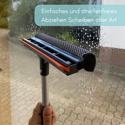Wasserabzieher Für Fenster & Glas - Kratzfrei & Mit Rutschfestem Griff