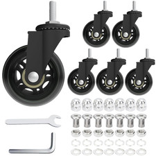 Creeper Wheels Replacement Set Of 6 2.5 Inch Snap On Creeper Casters Roller B