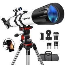 Dianfan Telescope,90mm Aperture 800mm Telescopes for 90800, 90800-White
