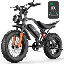 20" FAT TIRE ADULTS ELECTRIC BIKE 5500W 40MPH 48V 20AH MOUNTAIN EBIKE