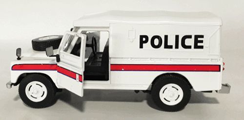 Land Rover Defender 500 Police Great Britain - POLICE CAR No12 - Amercom - 1:43 - Picture 3 of 3
