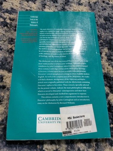 Cambridge Texts in the History of Philosophy Ser.: Descartes: Meditations on... - Imagen 2 de 2