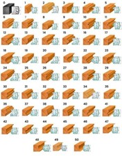 40mm Euro Universal Spindle Moulder Profile Knives Limitors No 00 to 50