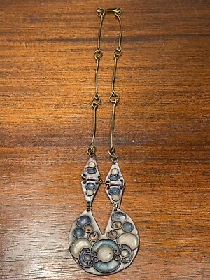 ANCIEN COLLIER CHUTE de Perle Napoléon III Bijoux Vintage 6,6 g - 39 cm