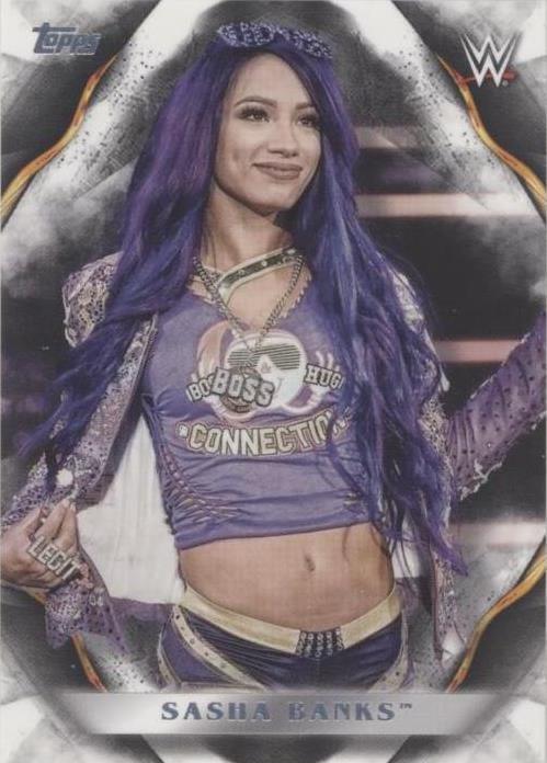 2019 Topps WWE Undisputed - Sasha Banks #63 - 1 of 1