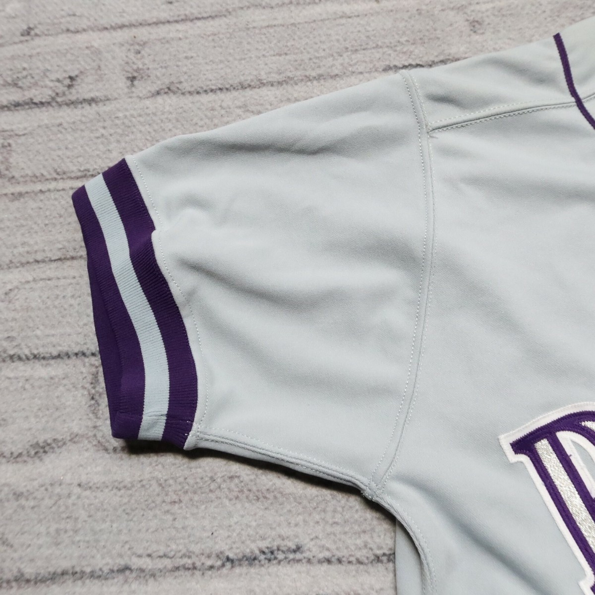 Vintage 90s Colorado Rockies Baseball Jersey Authentic Sewn Pro