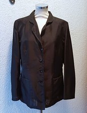 GERRY WEBER Damen Chiffon Blazer - federleicht - GR 40 schwarz Jacke