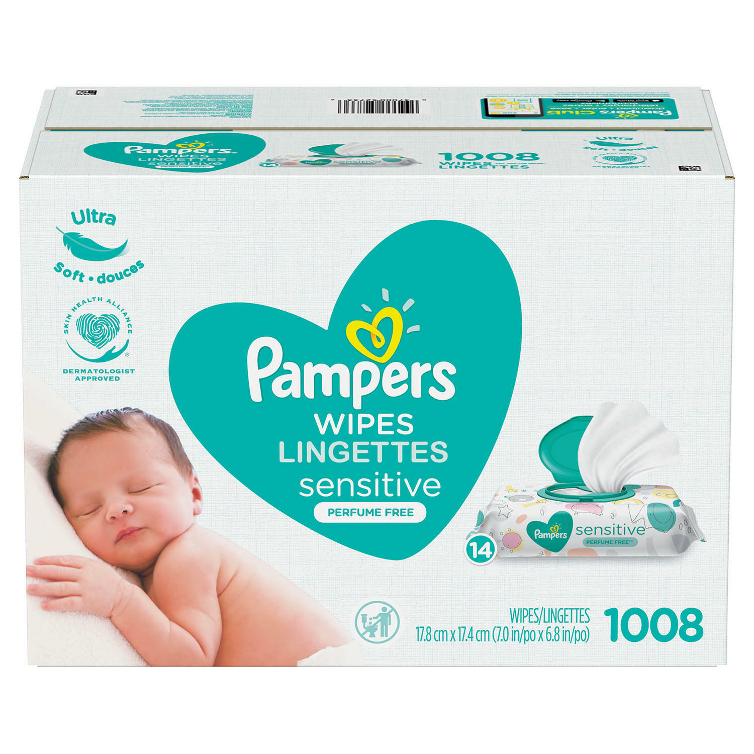 pampers sensitive wet wipes