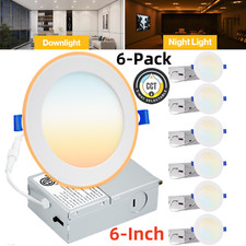 5CCT Selectable LED Dimmable light Integrated LED Flush Mount Ceiling Light 12W