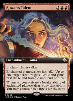 [1x] Rowan's Talent - Extended Art Near Mint, English March of the Machine Comma