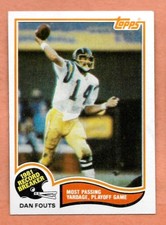 1982 Topps Football Singles #'s 1 - 256 Complete Your Set Pick A Card EXC-NRMT