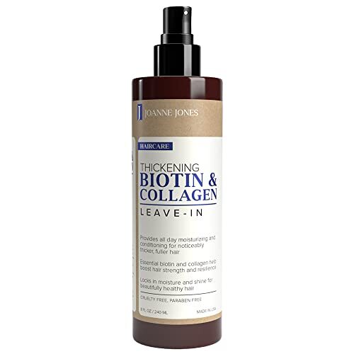 Thickening Biotin & Collagen Leave-In Conditioner, 8-fl oz Spray Bottle, Boos...