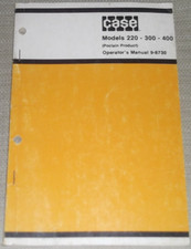 CASE POCLAIN 220 300 400 EXCAVATOR OPERATION & MAINTENANCE BOOK MANUAL