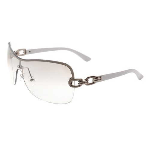 Women's Designer Style Sunglasses Semi-rimless Shield Frame UV400 - Picture 22 of 25