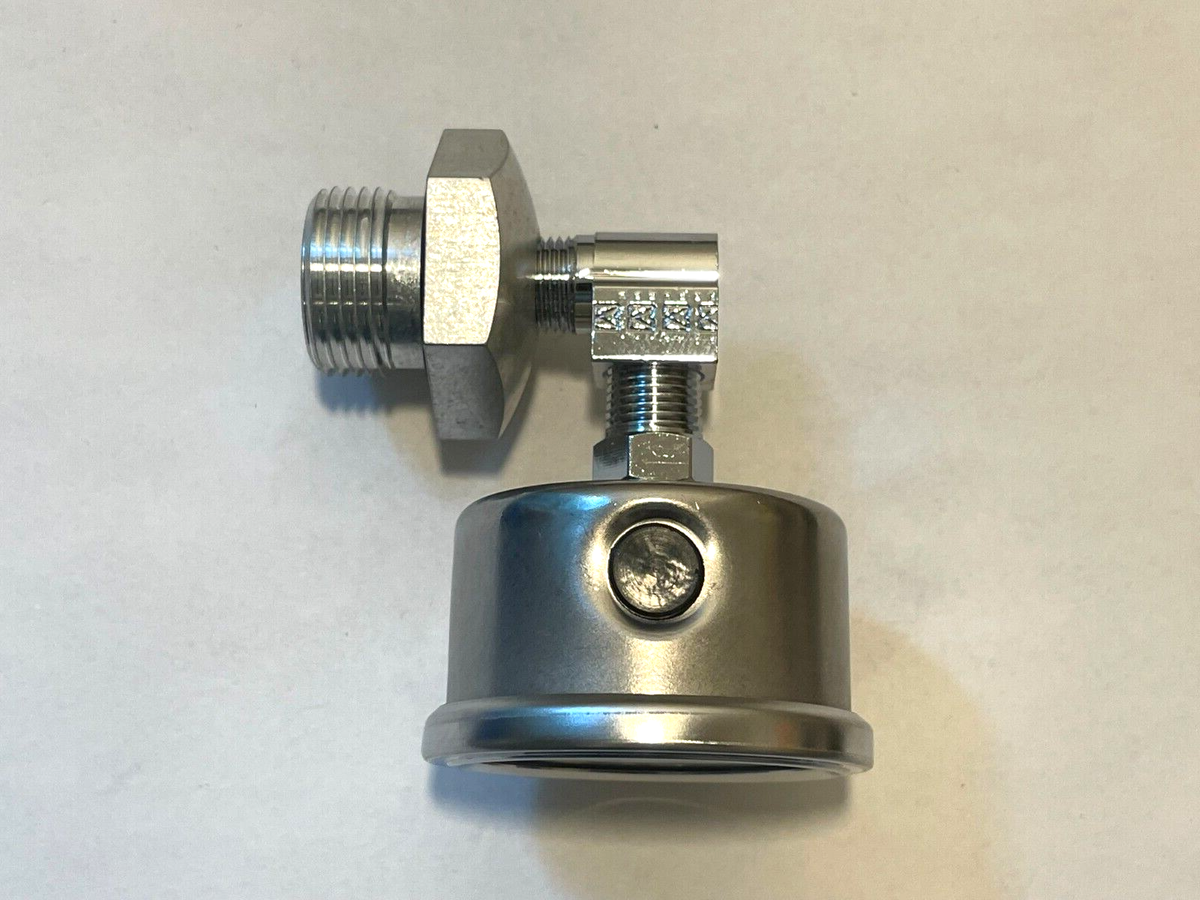 1969-1978 cb750 Honda oil pressure gauge kit with WHITE face gauge