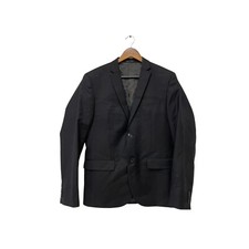 Sport Coat Mens Regular Fit Classic Black Single Breasted Blazer Long Sleeve