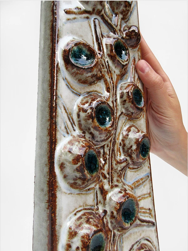 NOOMI B 1973 FIRMADO SOHOLM STENTOJ DISEÑO DANÉS-MODERNO ARTE DE PARED ESCULTURA Foto 4 de 4